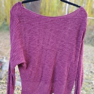 Slouchy hollister knit